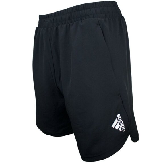 Men's ADIDAS AEROREADY Designed for Movement Hybrid Shorts Black | Size XL (7") - Picture 2 of 14